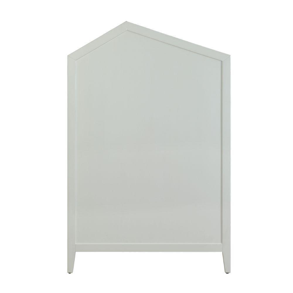ACME Doll Cottage Bookcase, Weathered White & Washed Gray FredCo