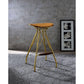 ACME Dragea Bar Stool (Set-2), Whiskey PU & Gold FredCo