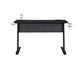 ACME Dragi Gaming Table w/USB Port, Black & Red Finish FredCo