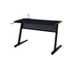 ACME Dragi Gaming Table w/USB Port, Black & Red Finish FredCo