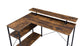 ACME Drebo Writing Desk, Weathered Oak & Black Finish FredCo