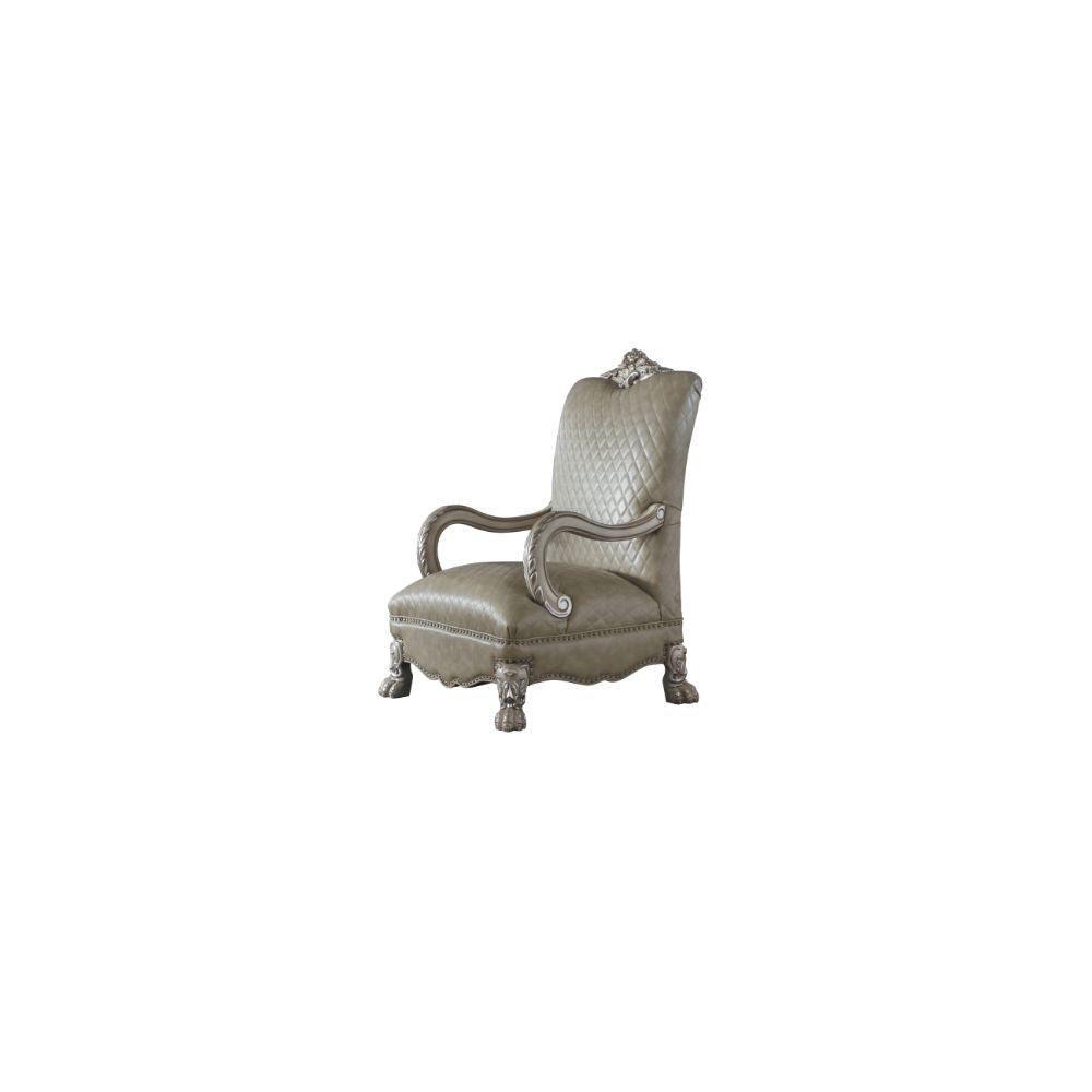 ACME Dresden Accent Chair
, Vintage Bone White & PU FredCo