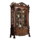 ACME Dresden Curio Cabinet, Cherry Oak 12158 FredCo