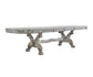 ACME Dresden Dining Table (136"L), Vintage Bone White FredCo