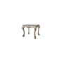 ACME Dresden End table, Vintage Bone White FredCo