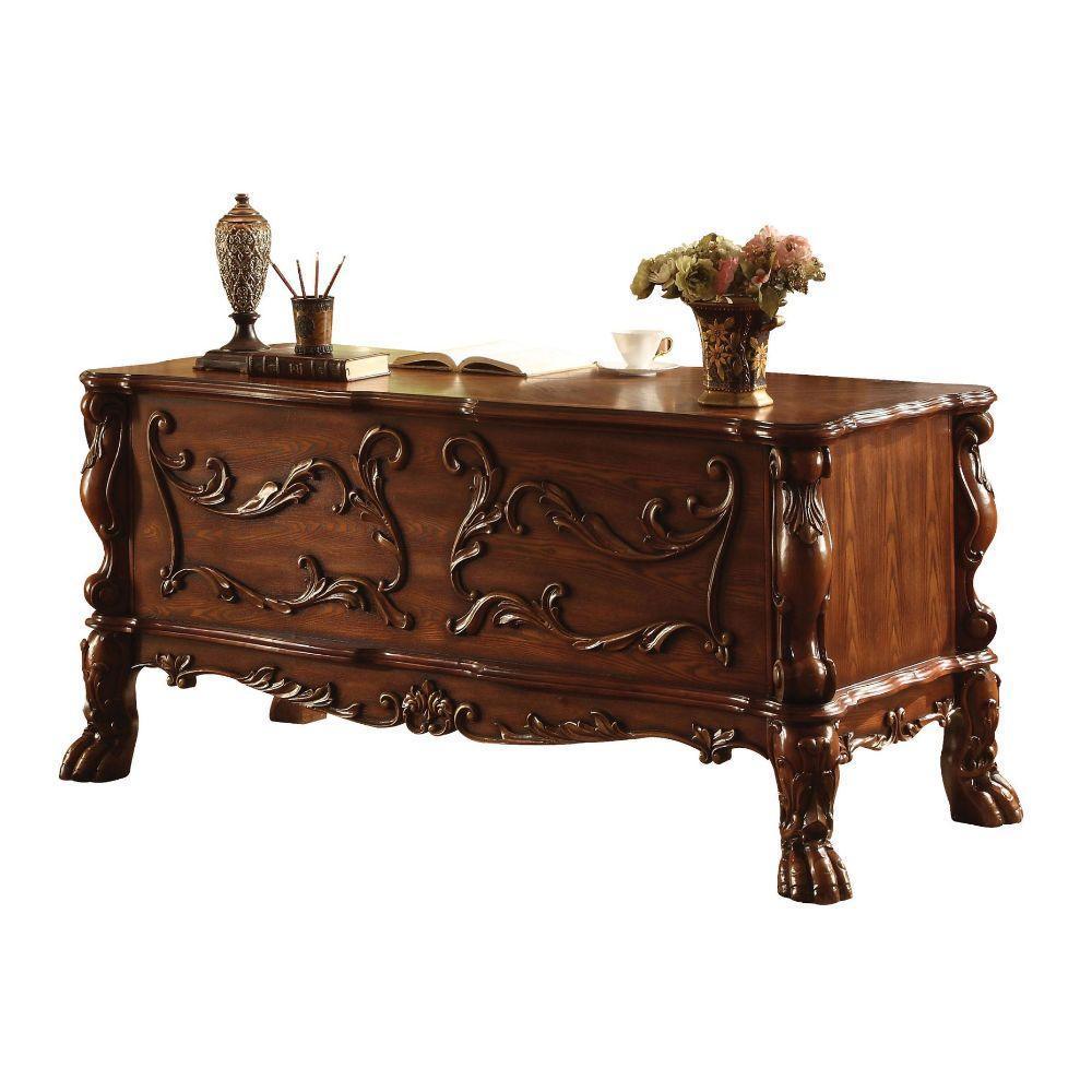 ACME Dresden Office Desk, Cherry Oak FredCo