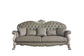 ACME Dresden Sofa w/5 Pillows, Vintage Bone White & PU FredCo