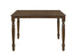 ACME Dylan Counter Height Table, Walnut Finish FredCo
