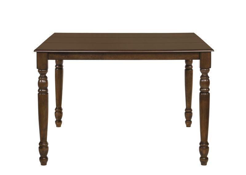 ACME Dylan Counter Height Table, Walnut Finish FredCo