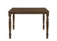 ACME Dylan Counter Height Table, Walnut Finish FredCo
