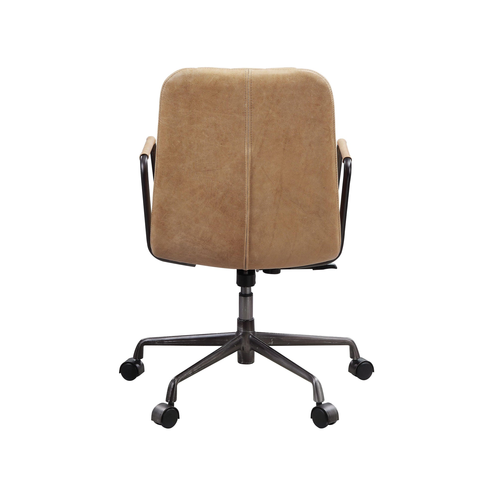 ACME Eclarn Office Chair, Rum Top Grain Leather FredCo