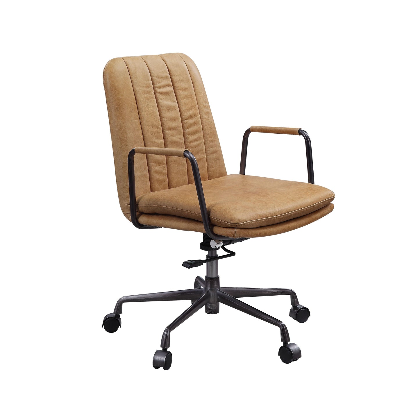 ACME Eclarn Office Chair, Rum Top Grain Leather FredCo