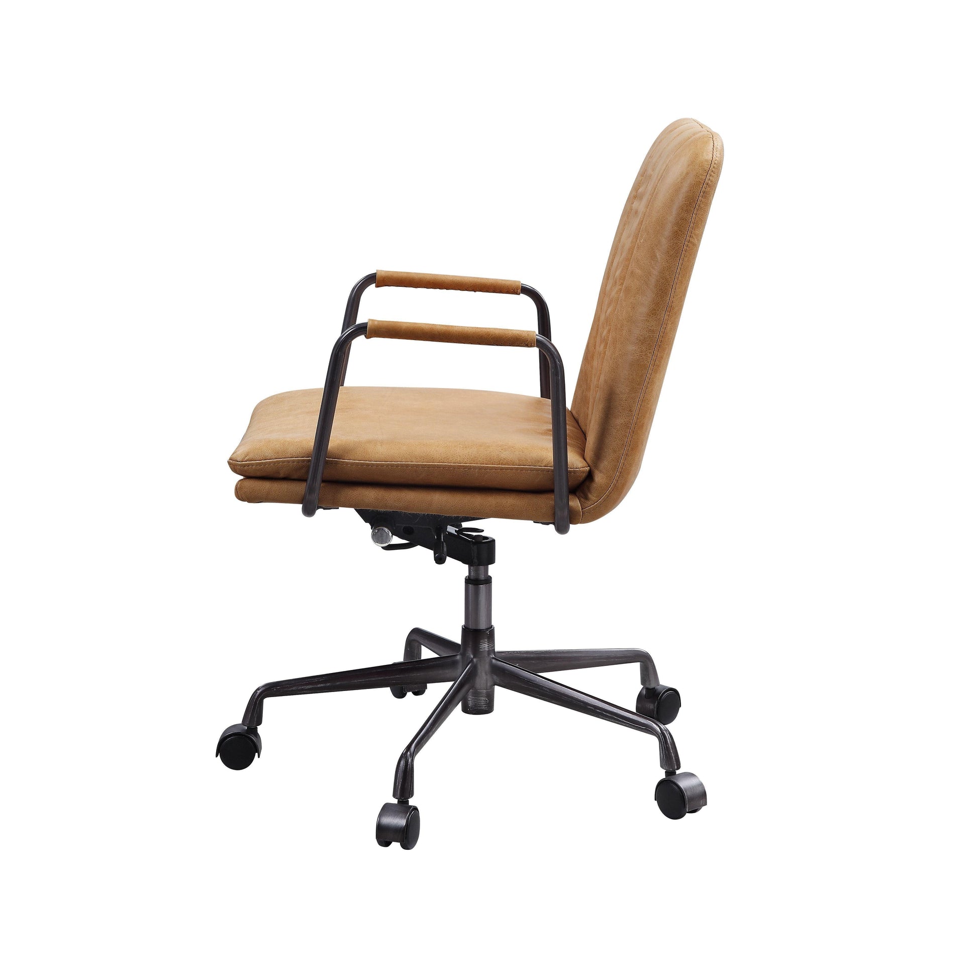 ACME Eclarn Office Chair, Rum Top Grain Leather FredCo