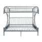 ACME Eclipse Twin XL/Queen/Futon Bunk Bed, Silver FredCo