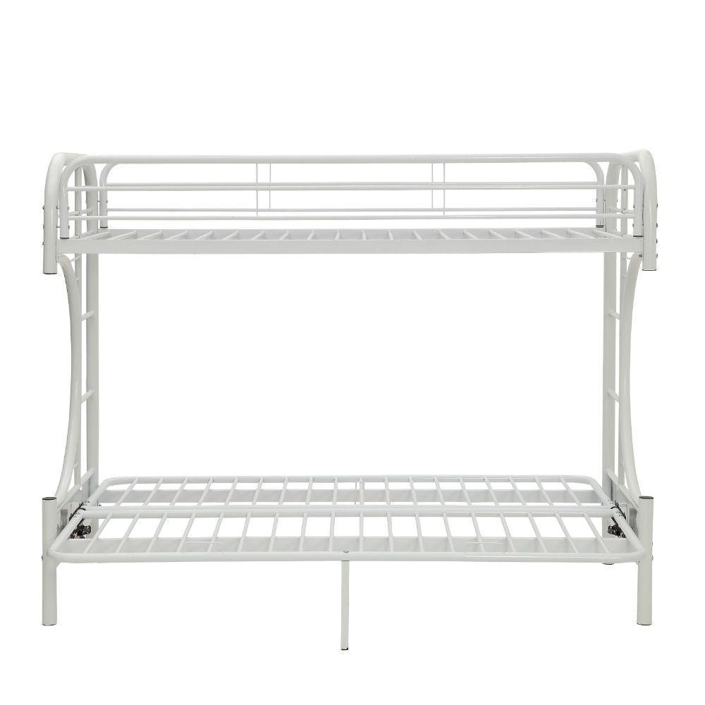 ACME Eclipse Twin XL/Queen/Futon Bunk Bed, White FredCo