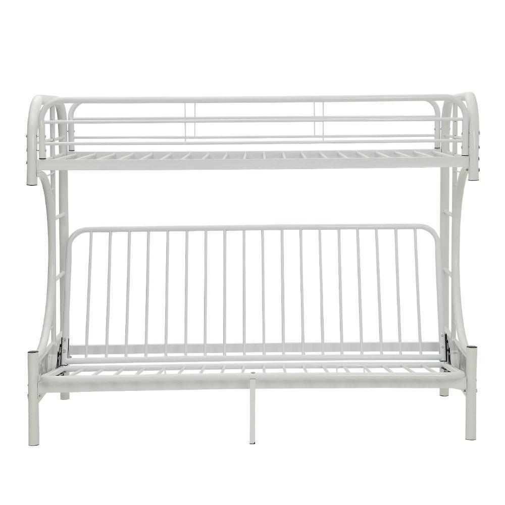 ACME Eclipse Twin XL/Queen/Futon Bunk Bed, White FredCo