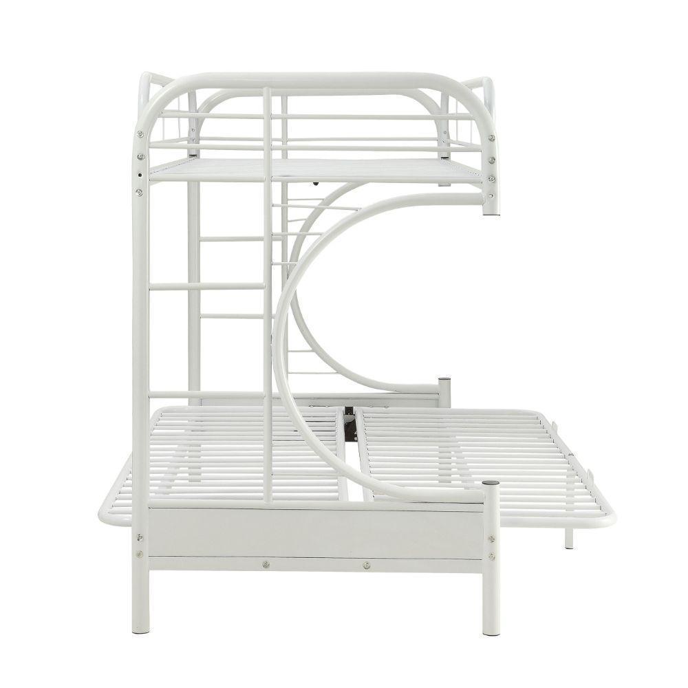 ACME Eclipse Twin XL/Queen/Futon Bunk Bed, White FredCo