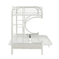 ACME Eclipse Twin XL/Queen/Futon Bunk Bed, White FredCo