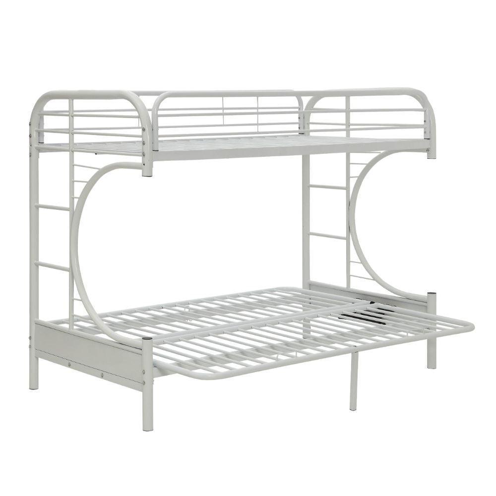ACME Eclipse Twin XL/Queen/Futon Bunk Bed, White FredCo