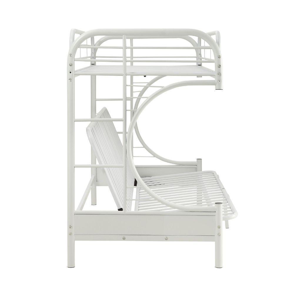 ACME Eclipse Twin XL/Queen/Futon Bunk Bed, White FredCo