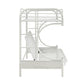 ACME Eclipse Twin XL/Queen/Futon Bunk Bed, White FredCo