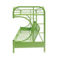 ACME Eclipse Twin/Full/Futon Bunk Bed, Green FredCo