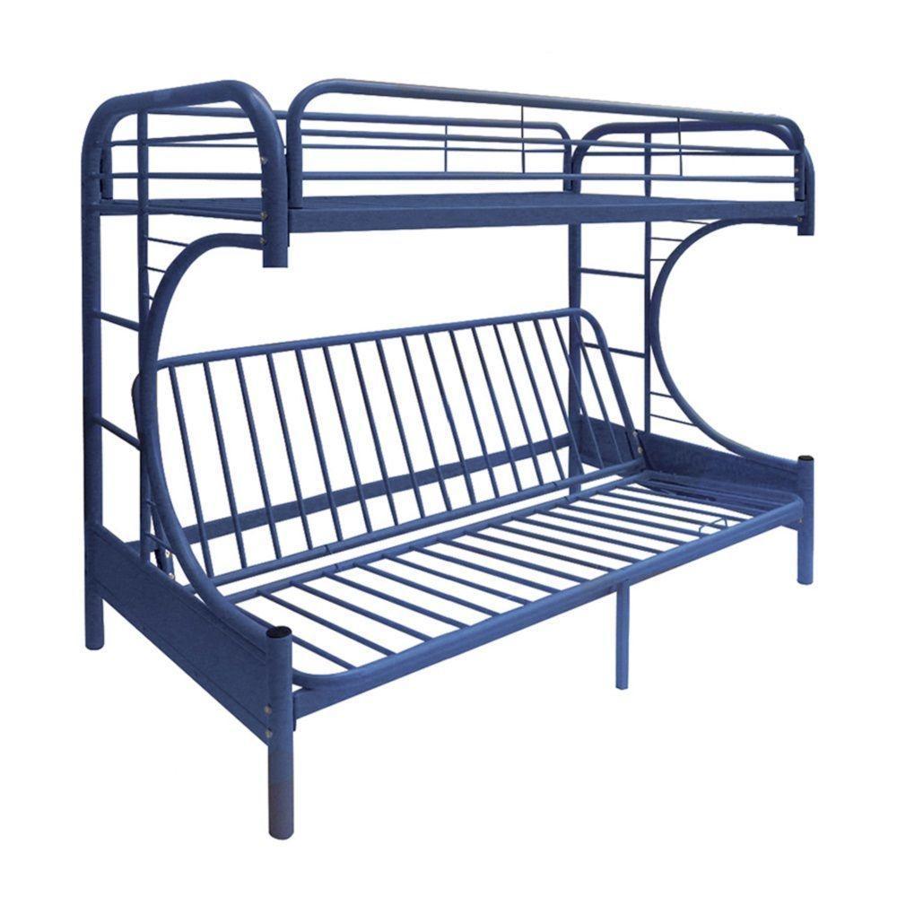 ACME Eclipse Twin/Full/Futon Bunk Bed, Navy FredCo