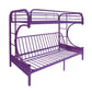 ACME Eclipse Twin/Full/Futon Bunk Bed, Purple FredCo