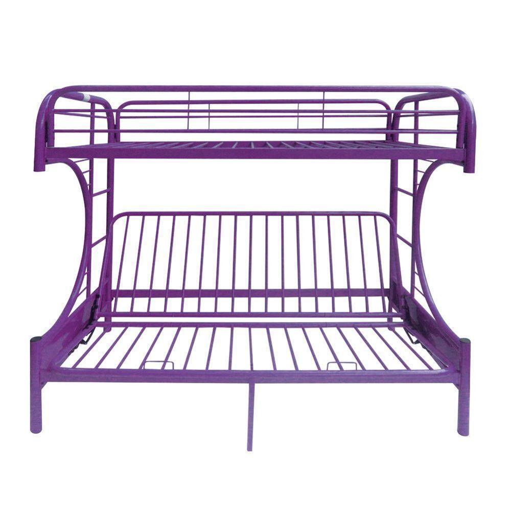 ACME Eclipse Twin/Full/Futon Bunk Bed, Purple FredCo
