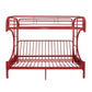 ACME Eclipse Twin/Full/Futon Bunk Bed, Red FredCo