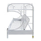 ACME Eclipse Twin/Full/Futon Bunk Bed, White FredCo