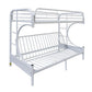 ACME Eclipse Twin/Full/Futon Bunk Bed, White FredCo