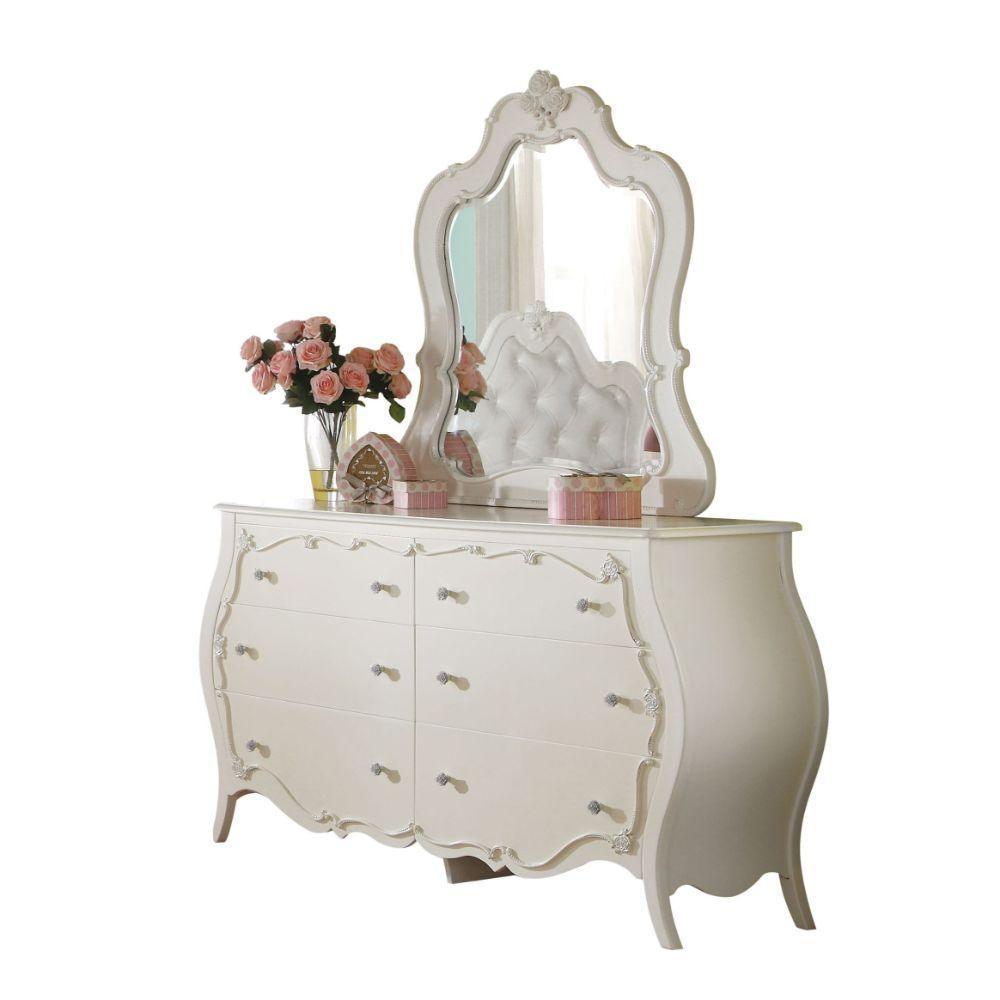 ACME Edalene Mirror, Pearl White FredCo