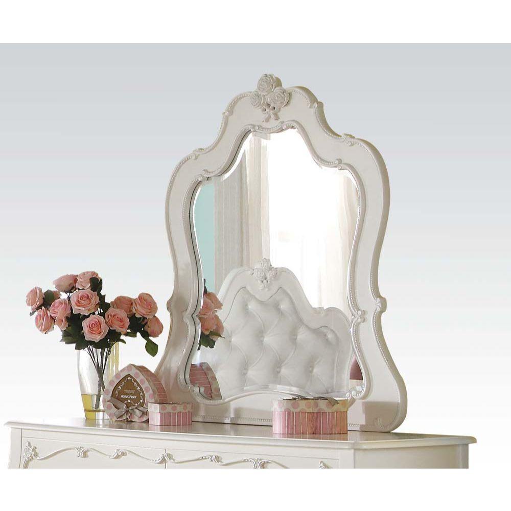 ACME Edalene Mirror, Pearl White FredCo