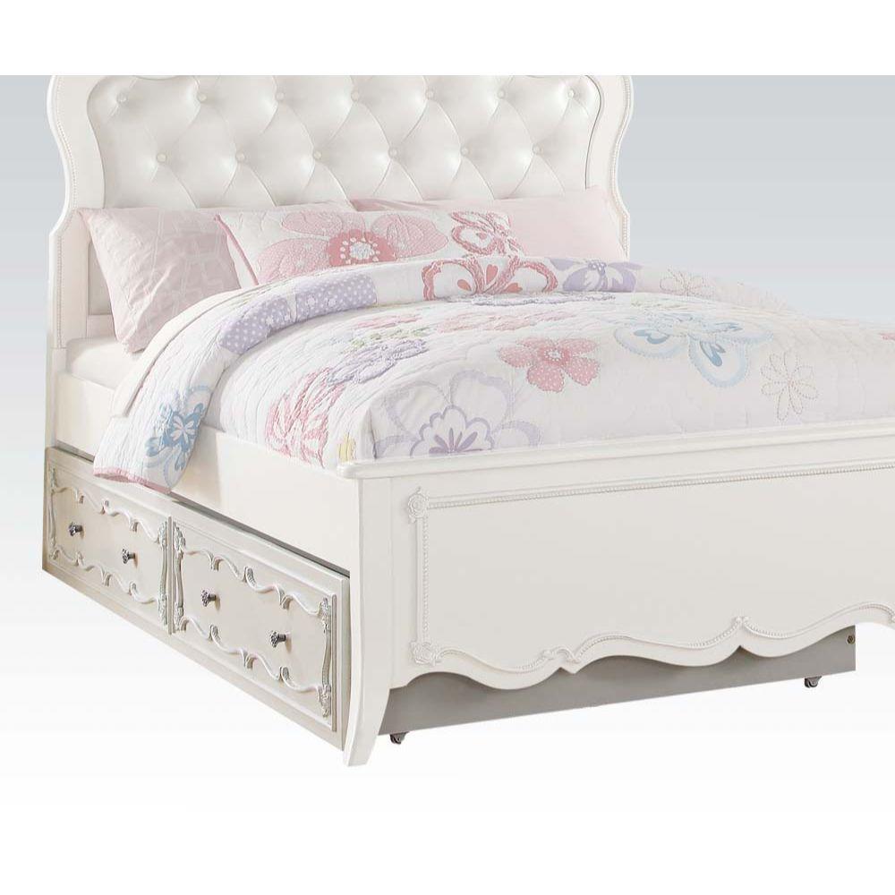 ACME Edalene Trundle (Twin), Pearl White FredCo