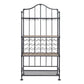 ACME Edina Wine Shelf, Oak & Sandy Black Finish FredCo