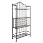 ACME Edina Wine Shelf, Oak & Sandy Black Finish FredCo