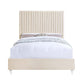ACME Edzia Queen Bed, Beige Velvet FredCo