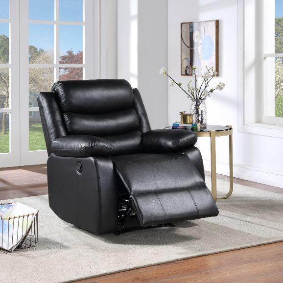 ACME Eilbra Power Recliner, Black PU FredCo