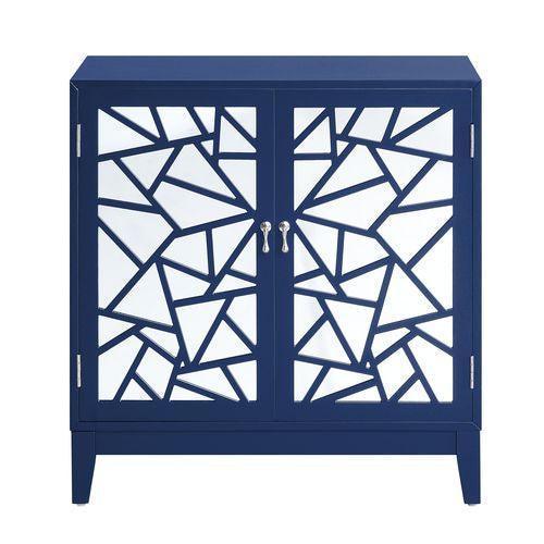 ACME Einstein Console Table, Blue Finish FredCo