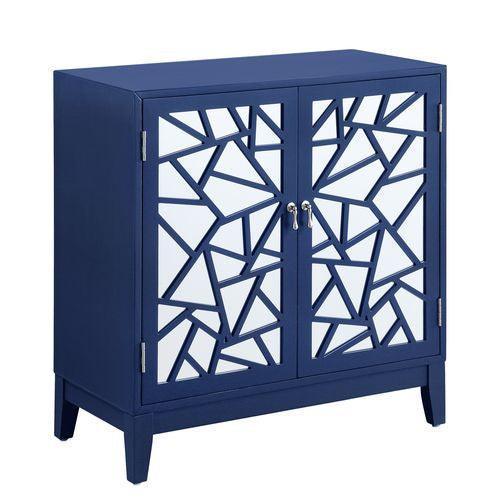 ACME Einstein Console Table, Blue Finish FredCo