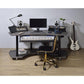 ACME Eleazar Music Recording Studio Desk, Black Oak FredCo
