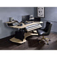 ACME Eleazar Music Recording Studio Desk, Natural Oak FredCo