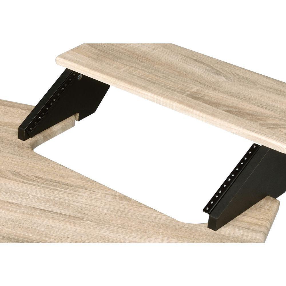 ACME Eleazar Music Recording Studio Desk, Natural Oak FredCo