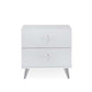 ACME Elms Accent Table, White FredCo