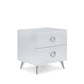 ACME Elms Accent Table, White FredCo