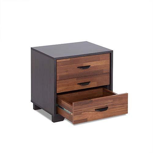 ACME Eloy Accent Table, Walnut & Espresso FredCo