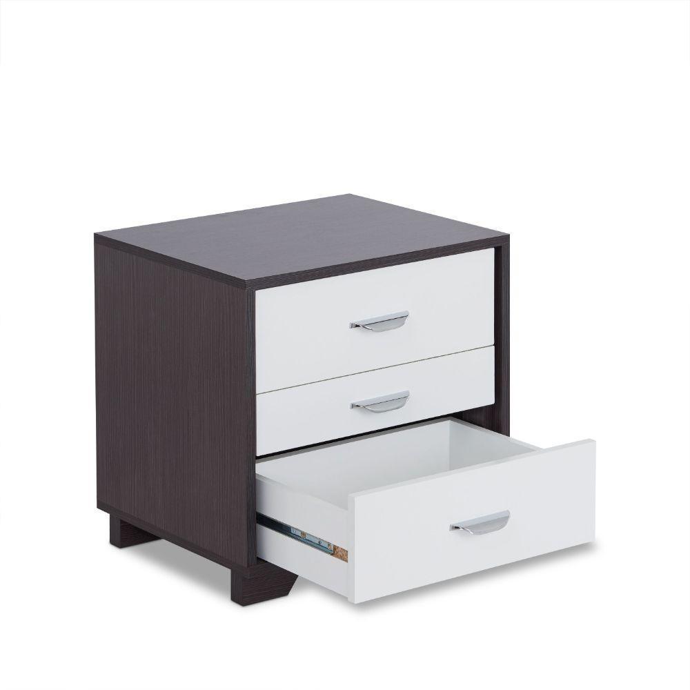 ACME Eloy Accent Table, White & Black FredCo