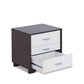 ACME Eloy Accent Table, White & Black FredCo