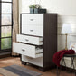 ACME Eloy Chest, White & Espresso FredCo